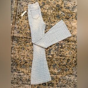 Laser Flare Leg Jeans - Light wash size 6